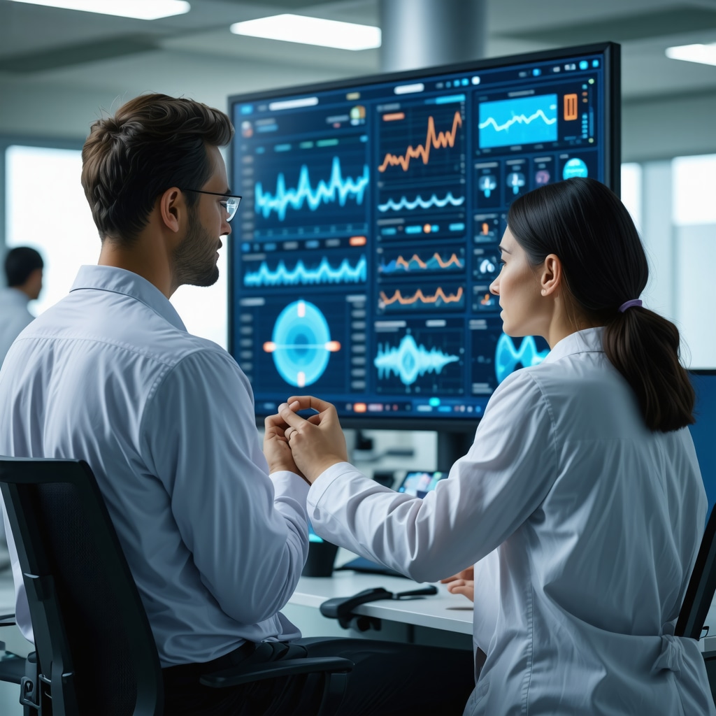 Patient and clinician reviewing continuous glucose monitoring data and metabolic graphs during a Tirzepatide dosing consultation in New Jersey