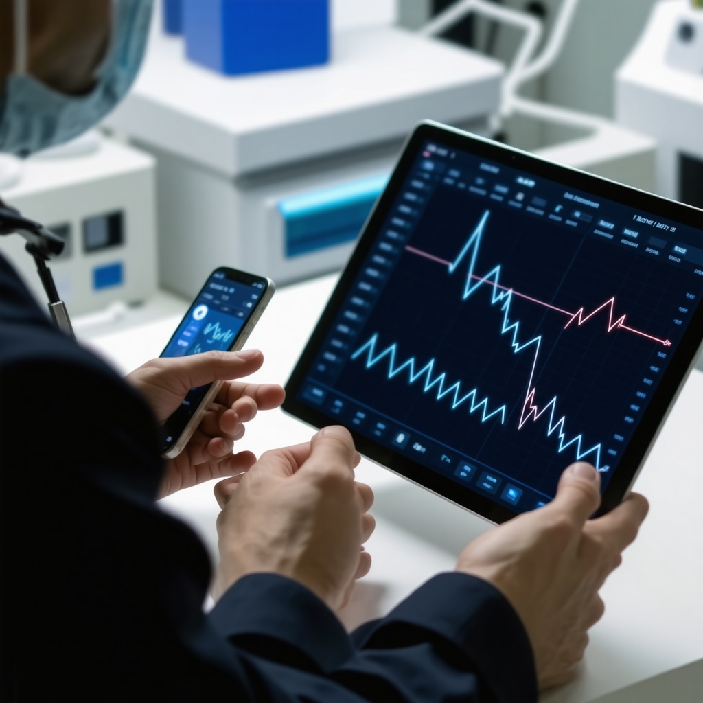 Patient and doctor using digital health tools for Tirzepatide monitoring in NJ clinic