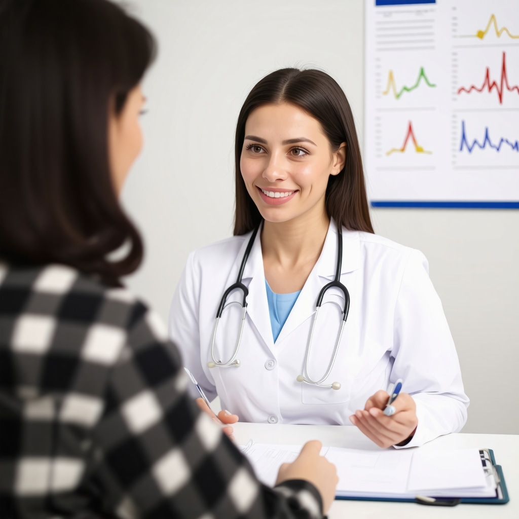 Physician discussing tirzepatide treatment plan with patient in New Jersey clinic