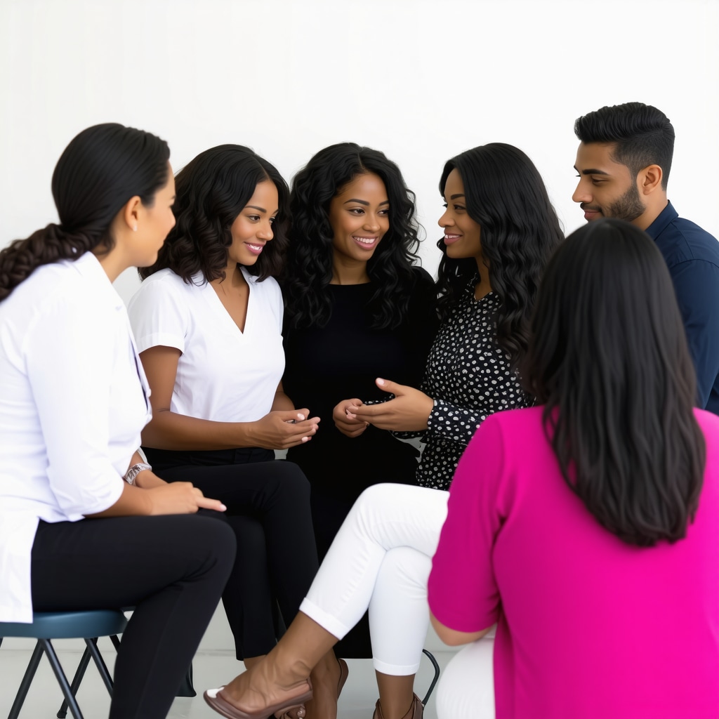 Patients receiving personalized Tirzepatide weight loss consultation in a modern medical clinic