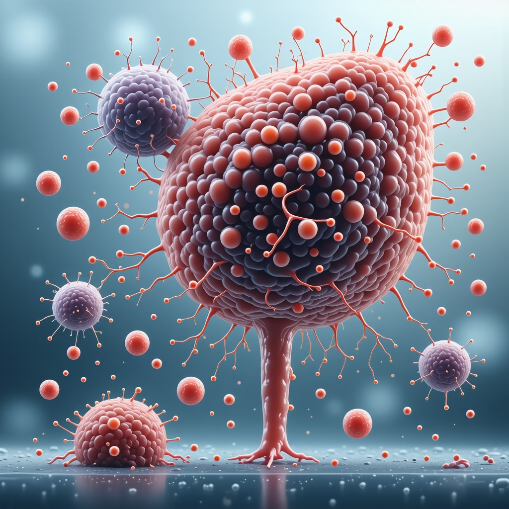 Graphic showing gut bacteria interacting with Tirzepatide and genetic elements to optimize obesity treatment
