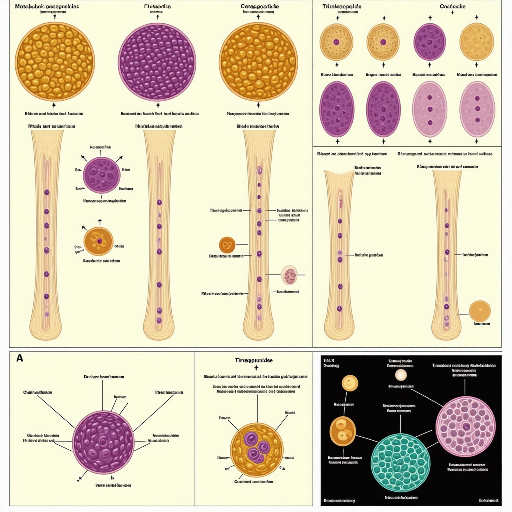 Infographic showing metabolic phenotyping factors linked with Tirzepatide treatment optimization in New Jersey clinics