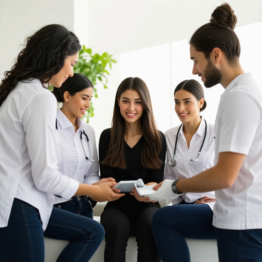 Healthcare professionals collaborating on personalized tirzepatide weight loss treatment plan