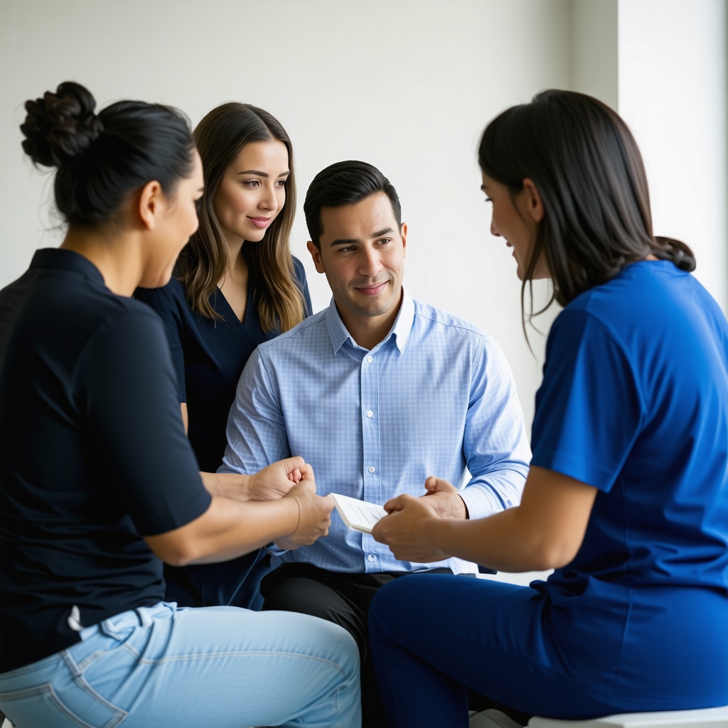 Medical team and patient discussing Tirzepatide weight loss program in New Jersey clinic