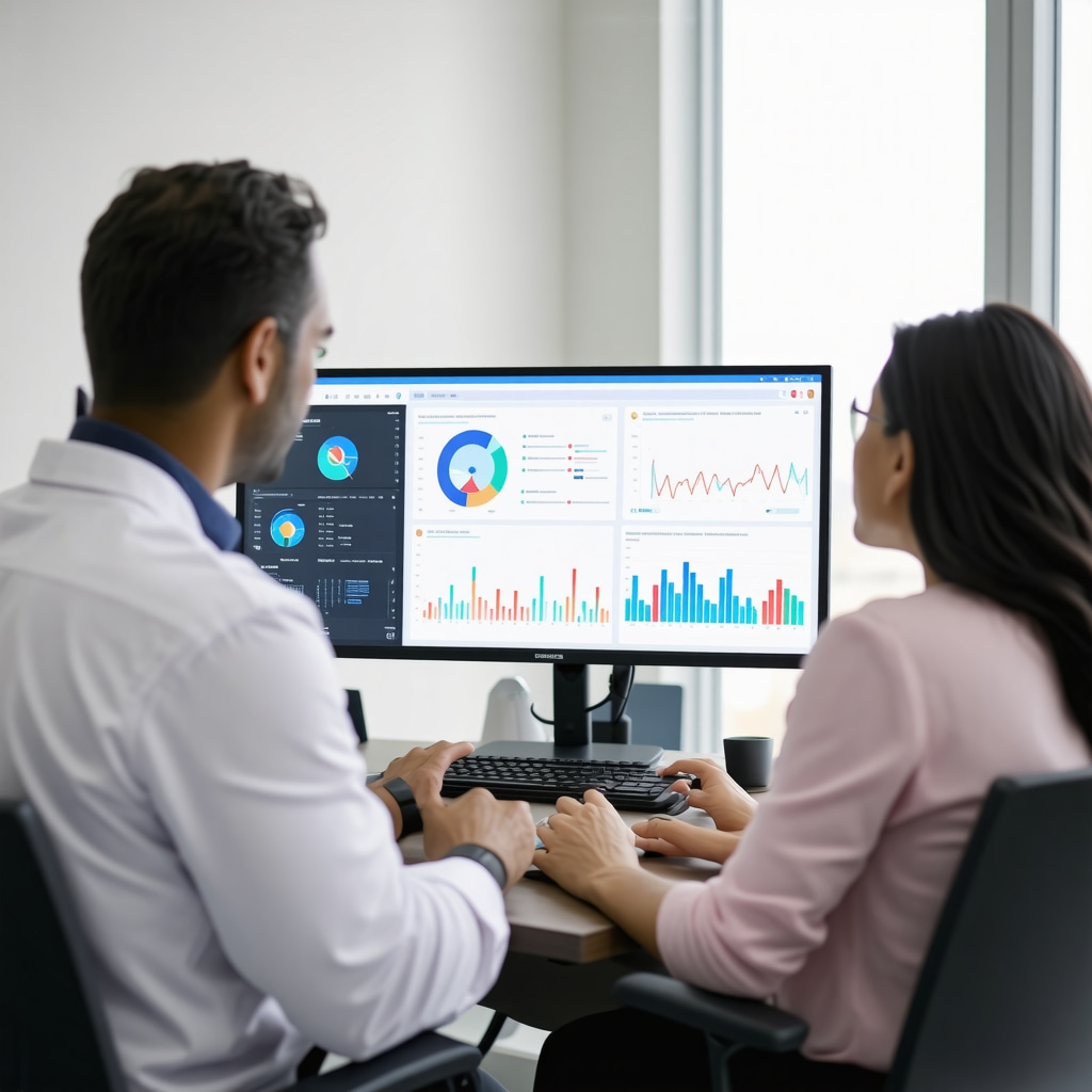 Medical professionals reviewing biomarker data and telehealth dashboards to optimize tirzepatide weight loss treatment in NJ