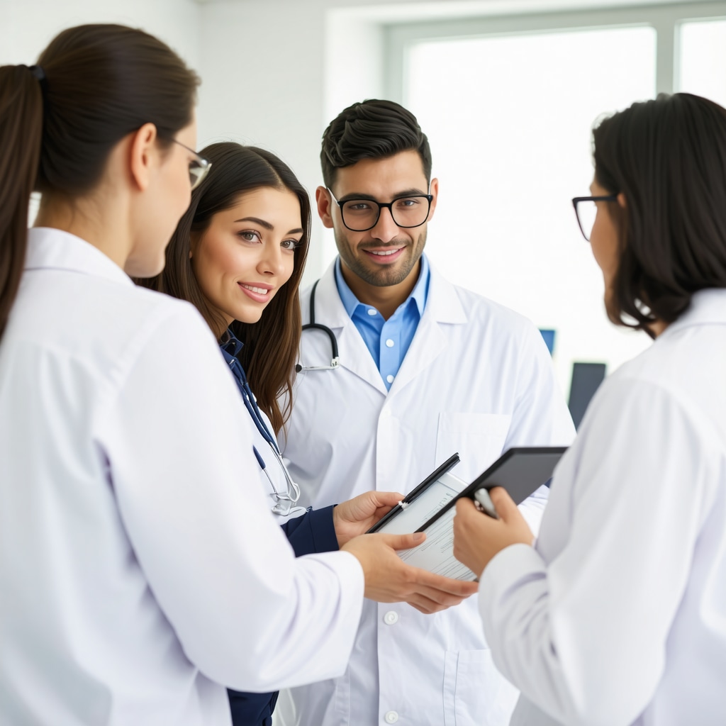 Healthcare professionals discussing tirzepatide treatment and cardiometabolic outcomes in a New Jersey clinic