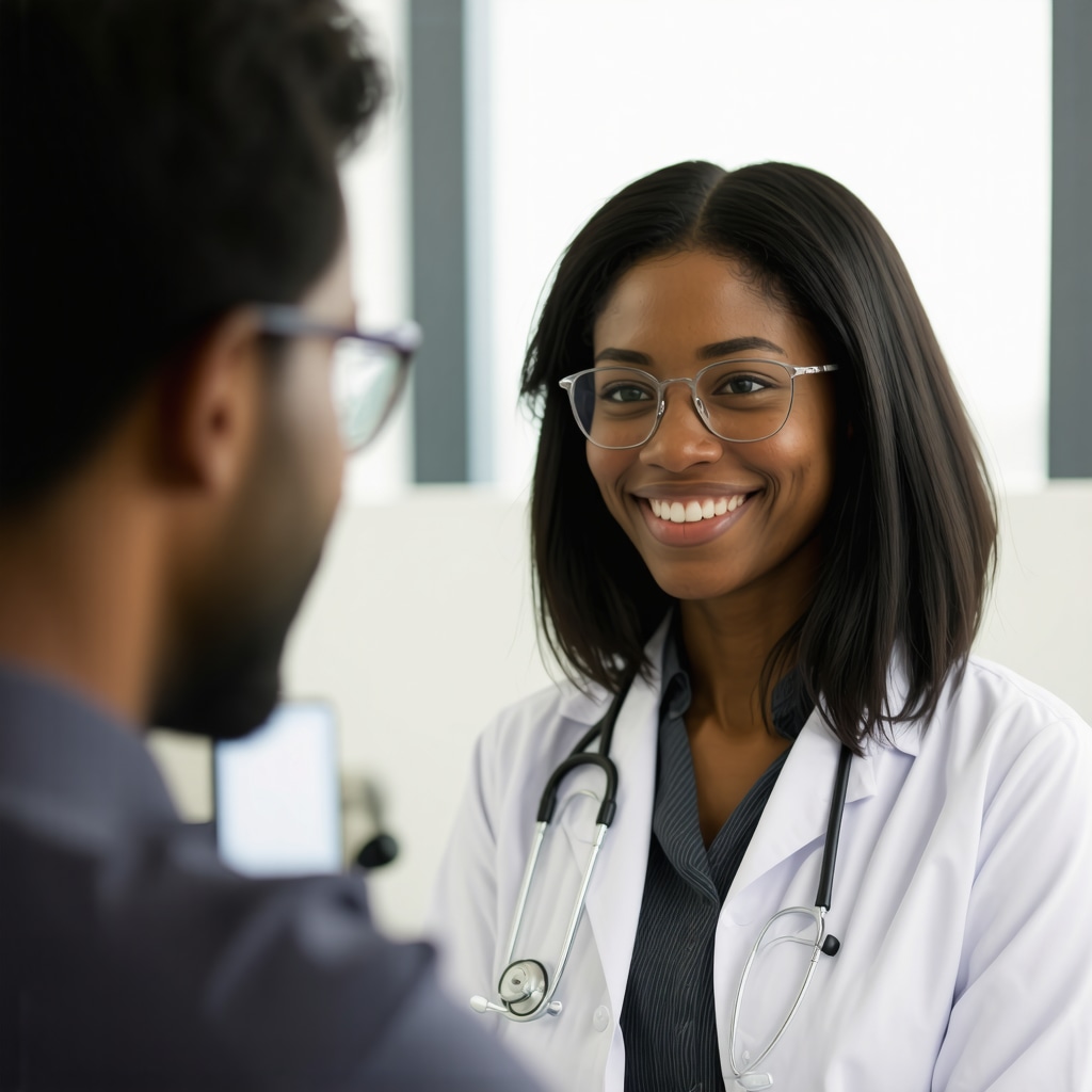 NJ doctor consulting patient about tirzepatide weight loss treatment with advanced monitoring