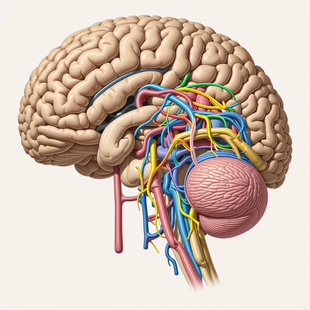 Illustration of brain regions with GLP-1 and GIP receptor activation related to appetite control