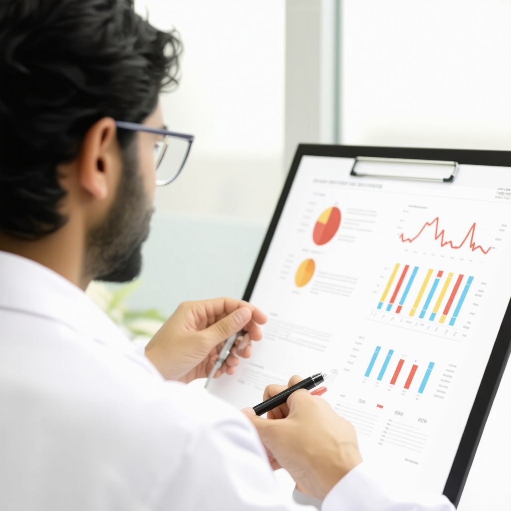 Doctor and patient discussing genetic and metabolic profiling for tirzepatide treatment in a modern clinic