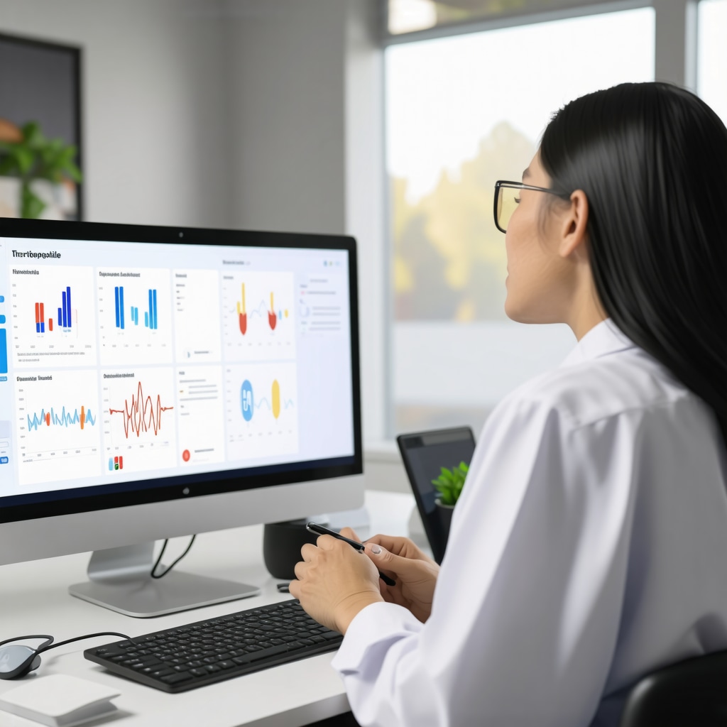 Healthcare provider discussing personalized tirzepatide dosing based on metabolic biomarker data with patient in New Jersey clinic