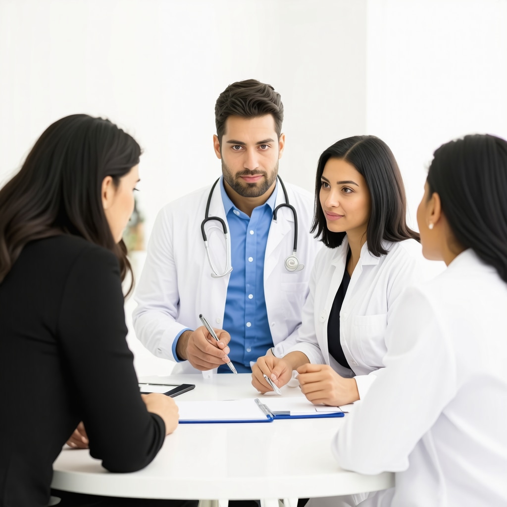 Medical team consulting a patient on Tirzepatide treatment in NJ clinic