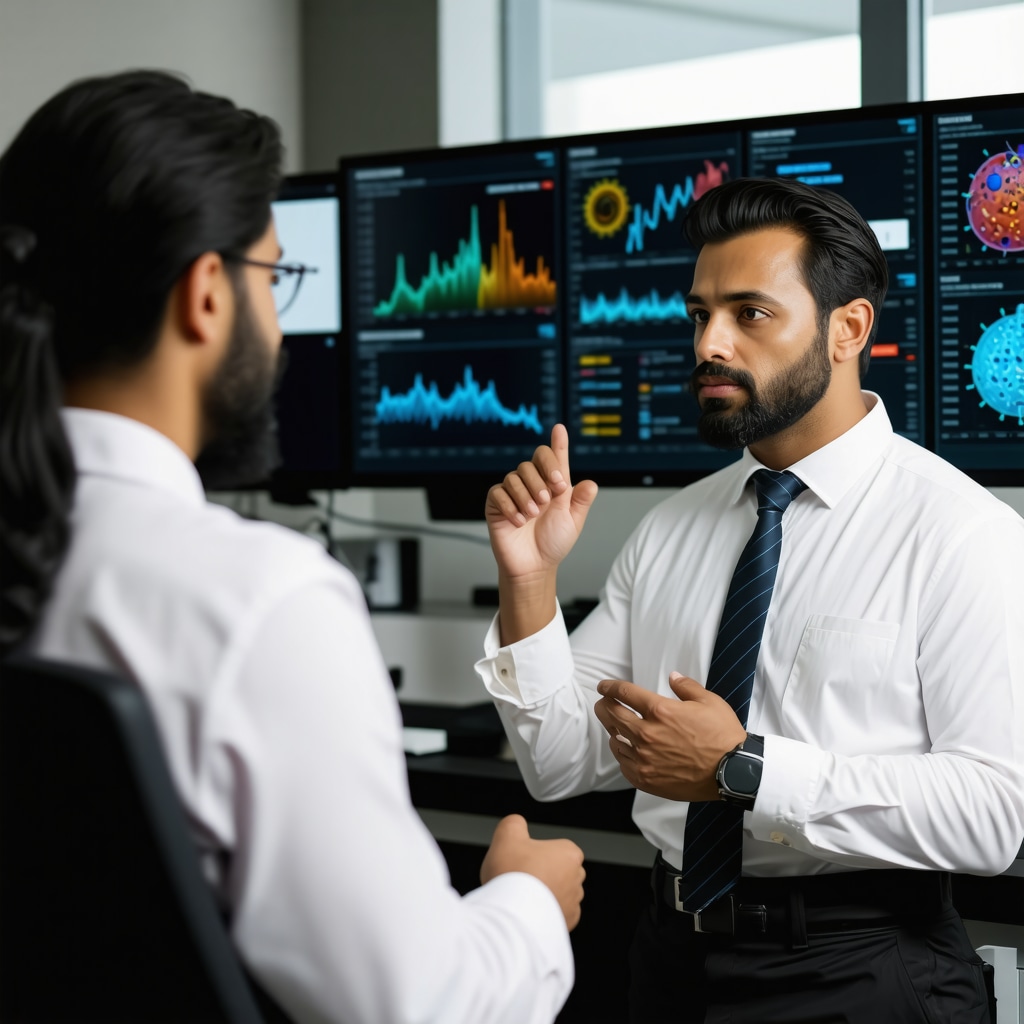 Physician reviewing biomarker data with patient for personalized Tirzepatide dosing in obesity treatment