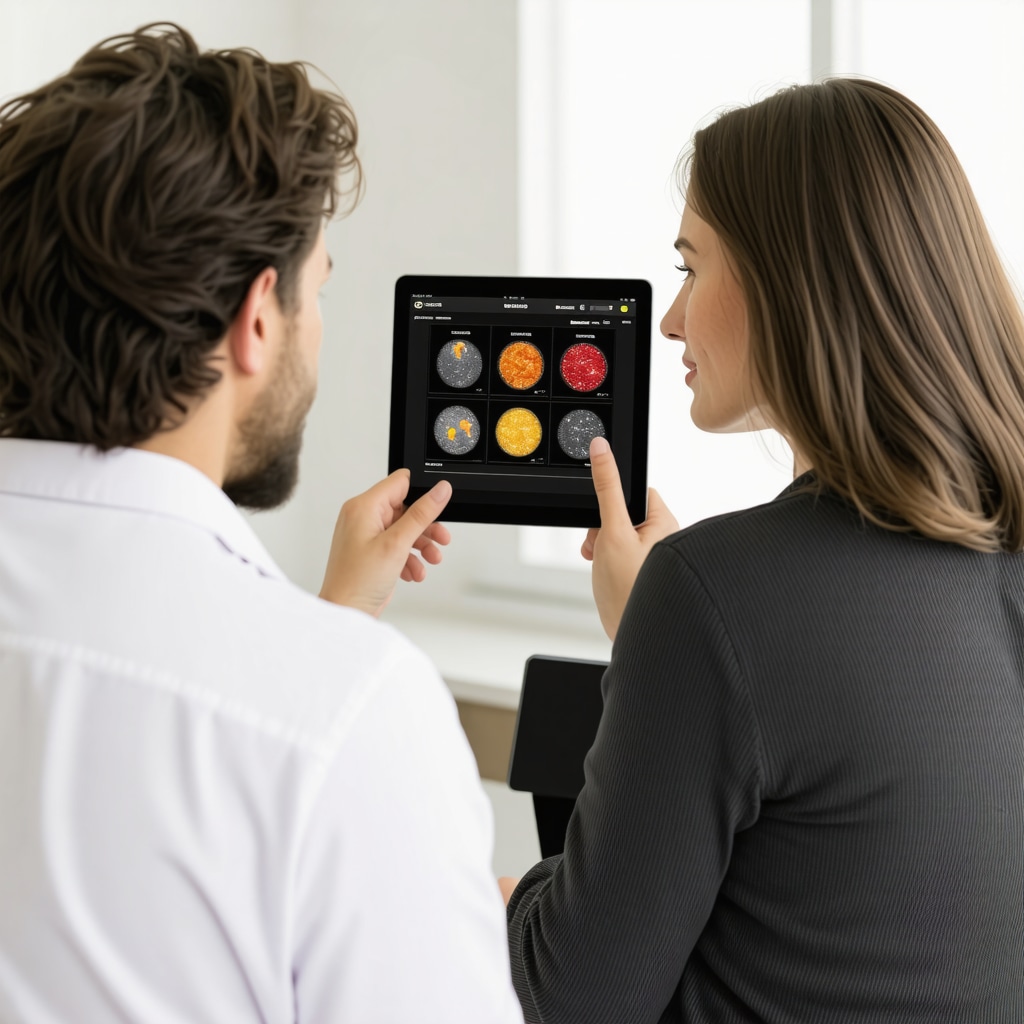 NJ weight loss specialist reviewing biomarker data with patient for personalized Tirzepatide treatment