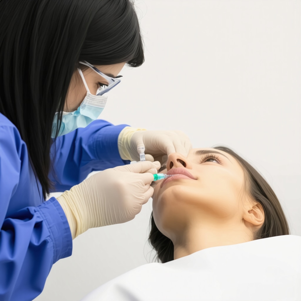 Doctor giving weekly Mounjaro injection to patient in New Jersey clinic