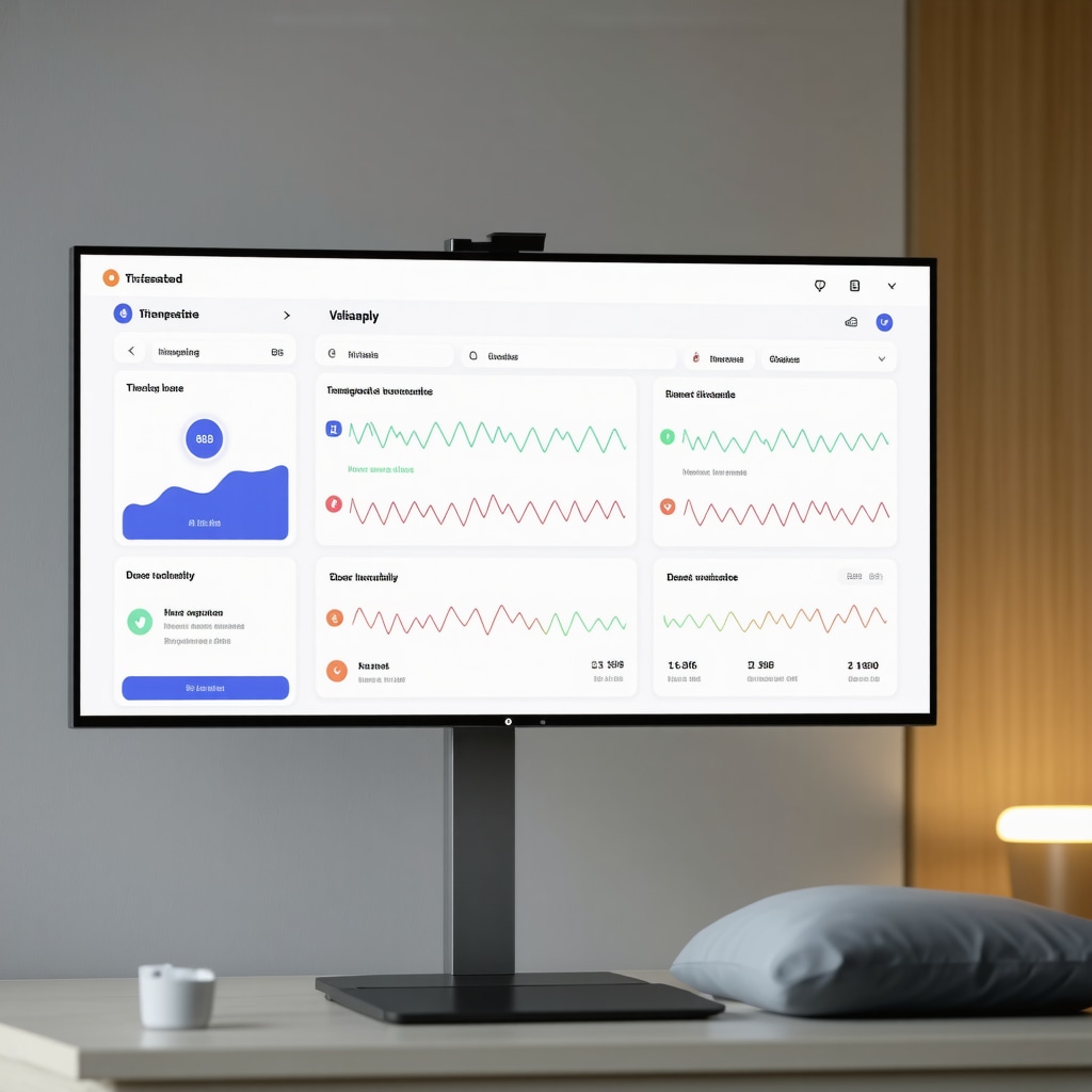Digital dashboard showing biometric data for tirzepatide patient monitoring
