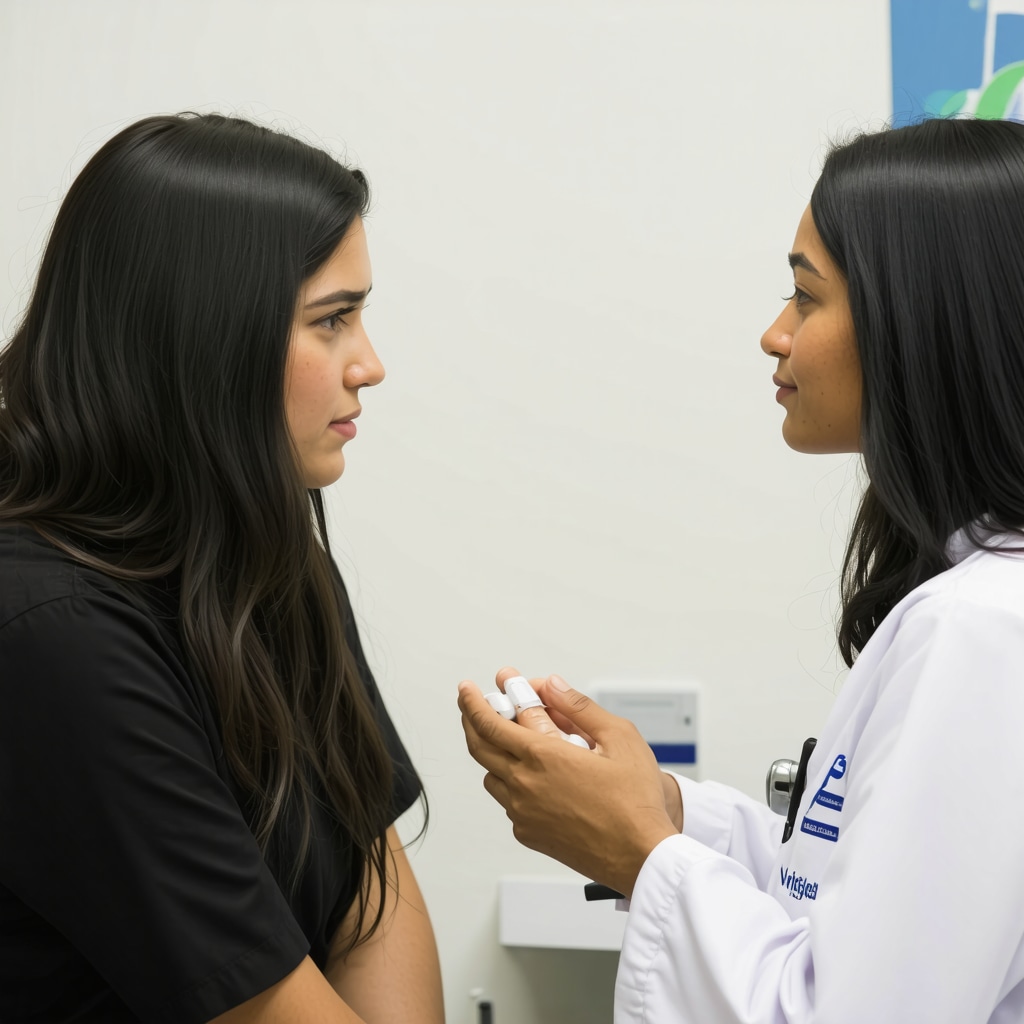 Doctor explaining Tirzepatide treatment to a patient in New Jersey clinic
