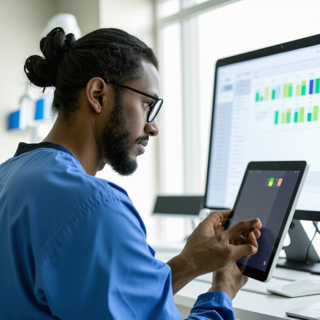 Doctor analyzing patient data for Tirzepatide therapy in New Jersey