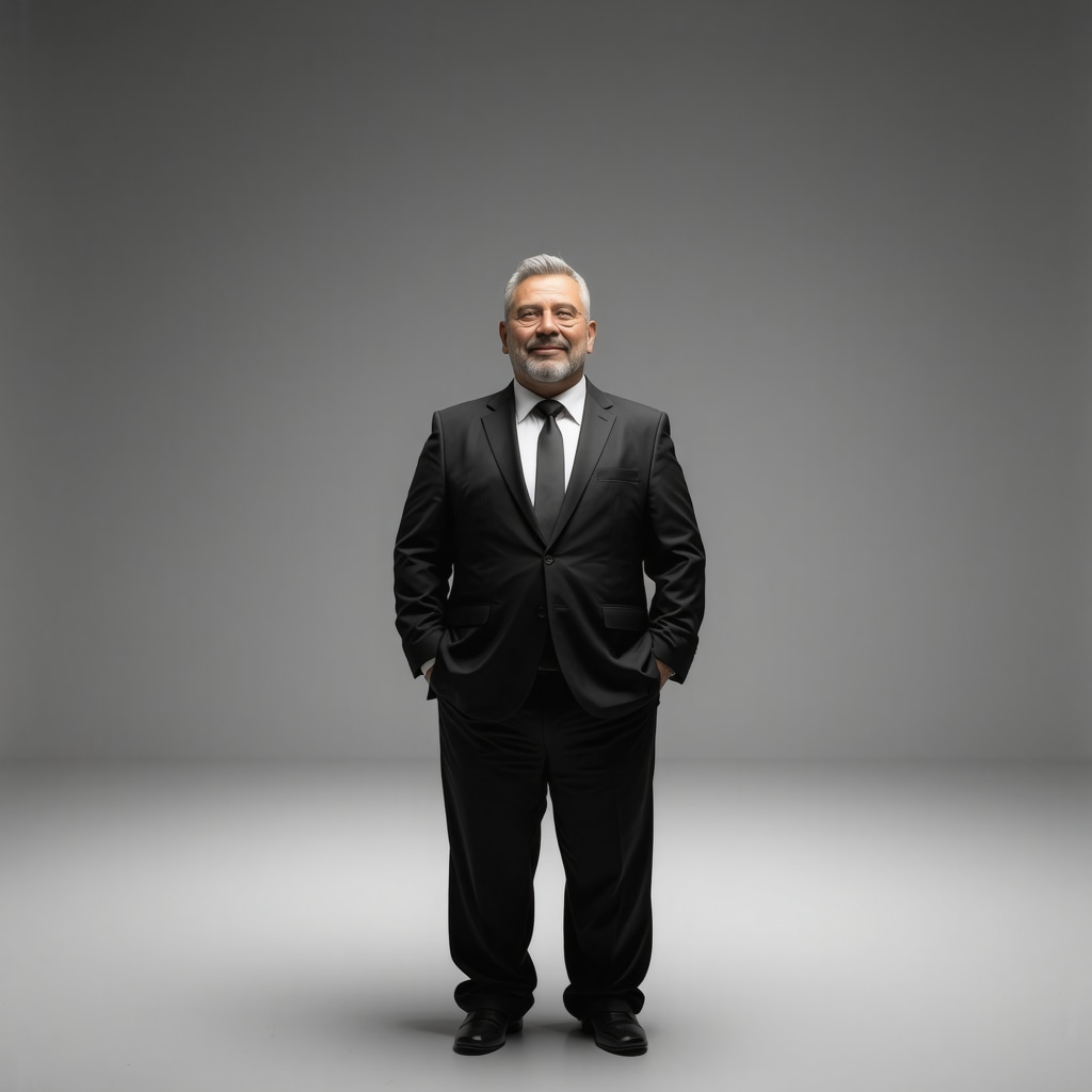 High-tech medical clinic with AI and genetic testing tools for obesity management