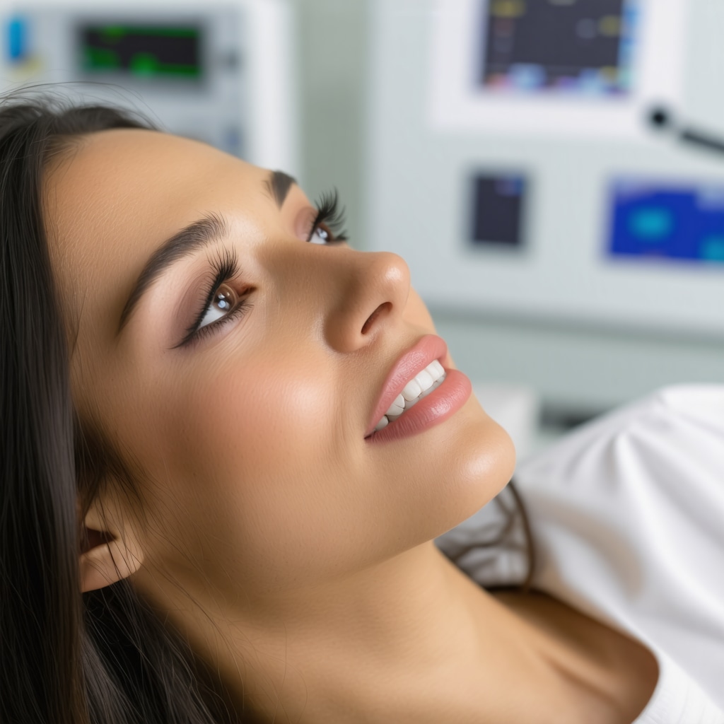 Close-up of wearable health devices and AI analytics in NJ clinics