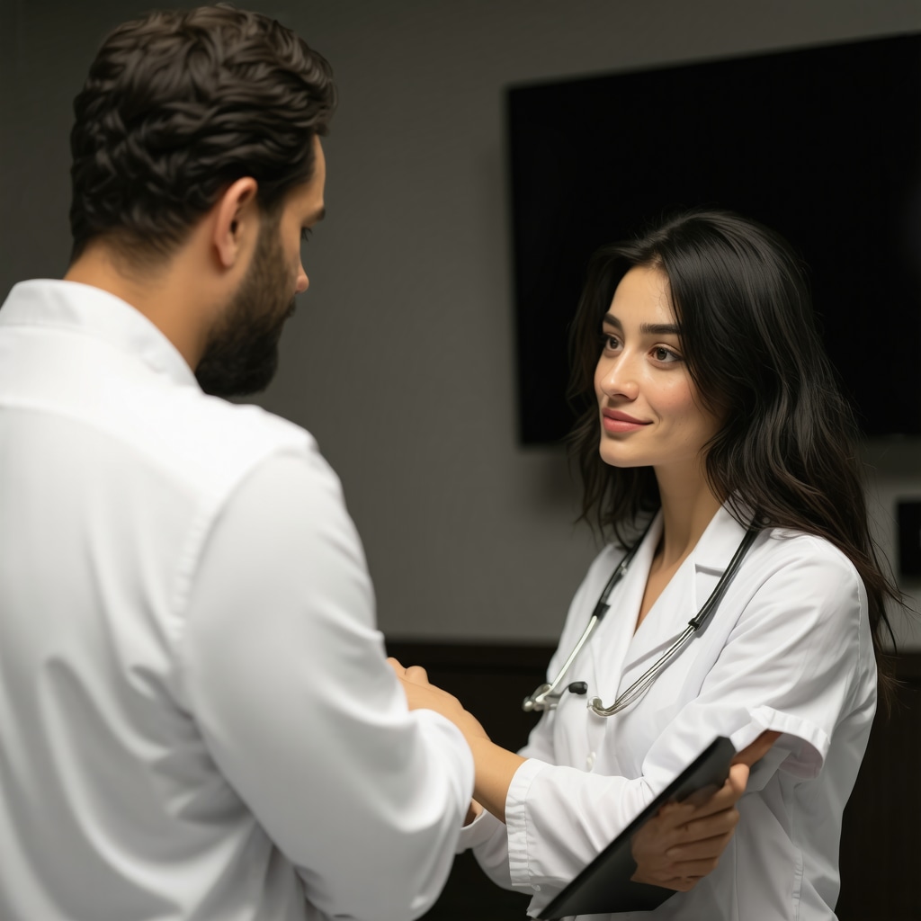 Doctor and patient discussing obesity management in NJ clinic