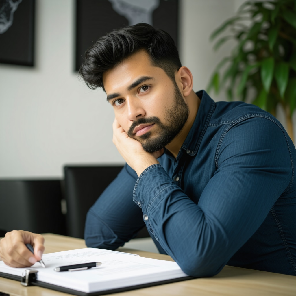 Person reviewing health plans for sustainable weight loss in NJ