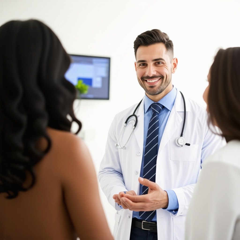 NJ doctor and patient discussing Tirzepatide treatment in a clinical setting