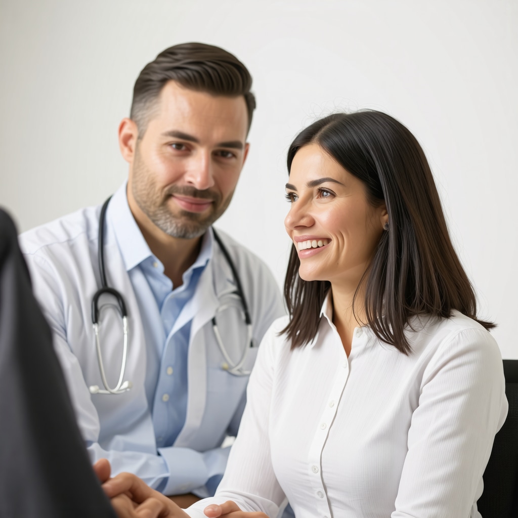 Doctor advising NJ patient on tirzepatide benefits in personalized weight management plan.