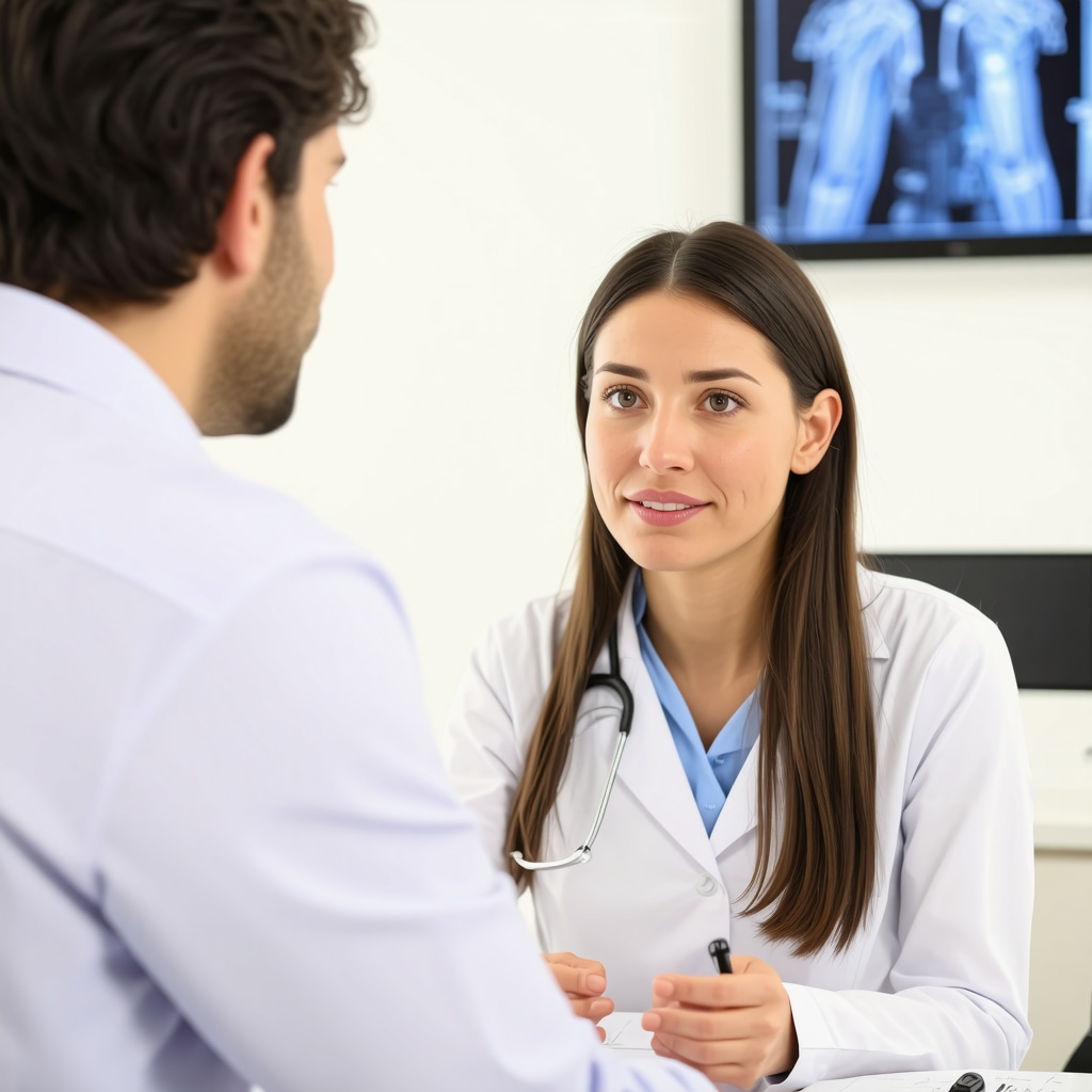 Doctor discussing Tirzepatide weight loss treatment with NJ patient in clinic