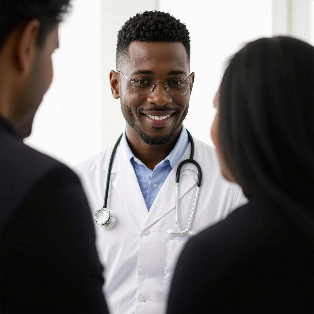 NJ healthcare professional discussing Tirzepatide with a patient.