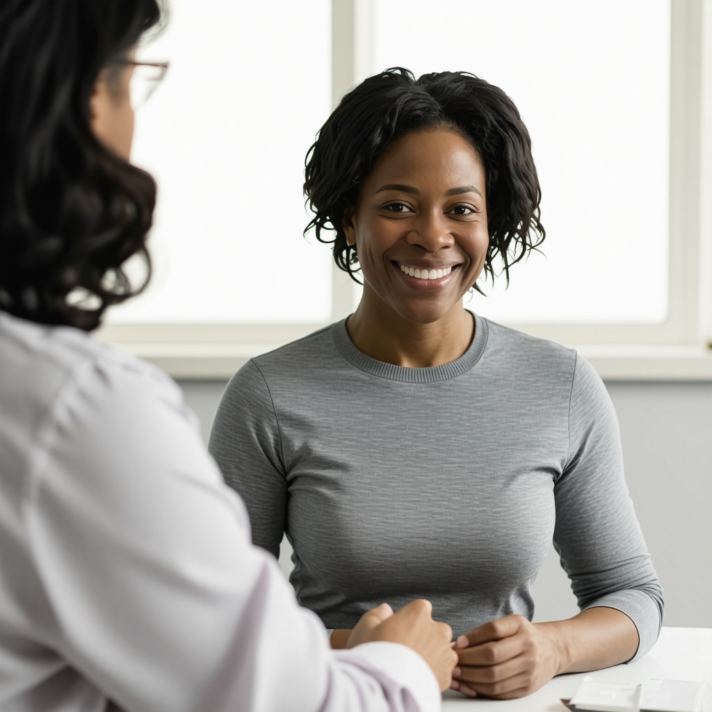 Patient consulting with a NJ doctor about personalized tirzepatide treatment.
