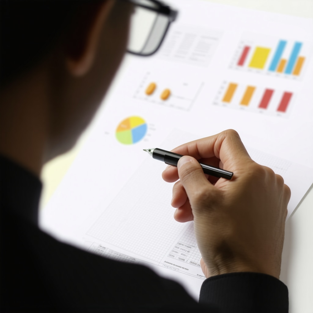 A person analyzing health data, representing personalized weight management strategies in NJ