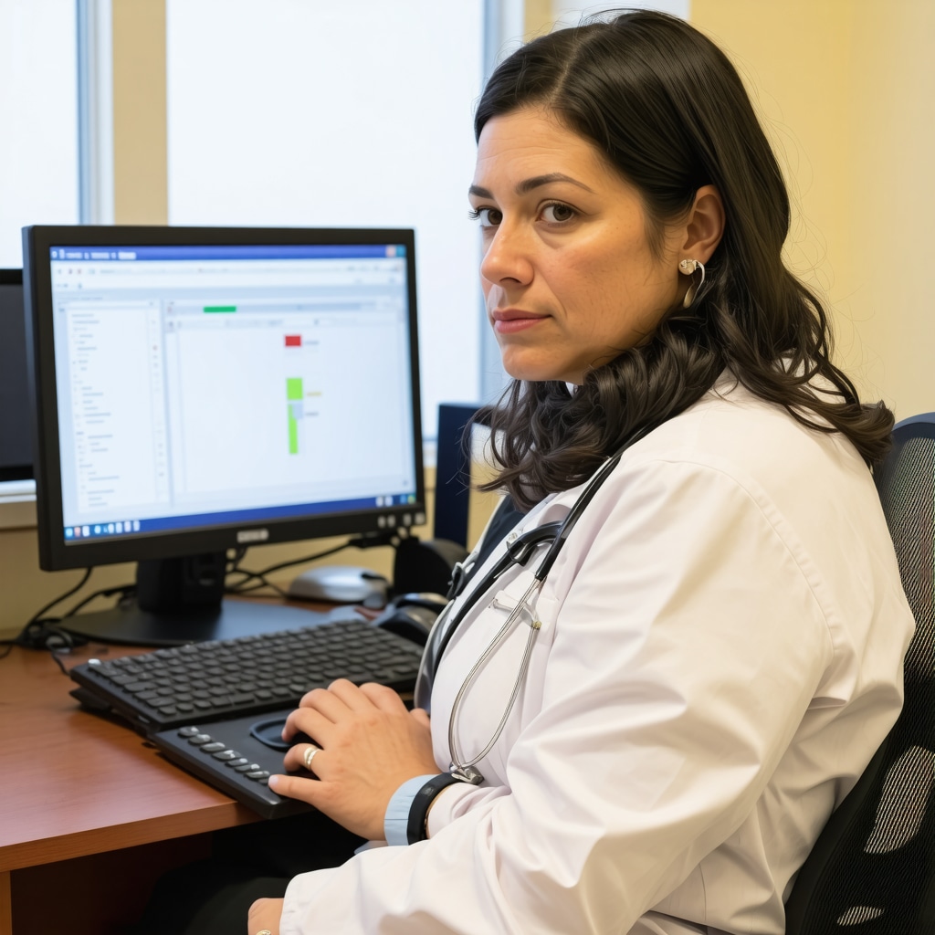 NJ clinician analyzing genetic and metabolic data for tailored Tirzepatide protocols.