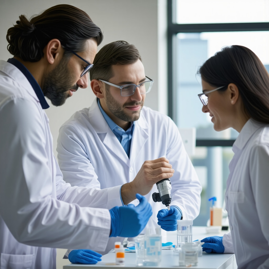 Medical professionals reviewing genetic and biomarker data for customized obesity treatment in New Jersey.