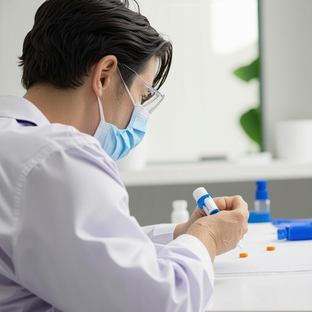 Doctor adjusting tirzepatide dose for a patient in NJ clinic.