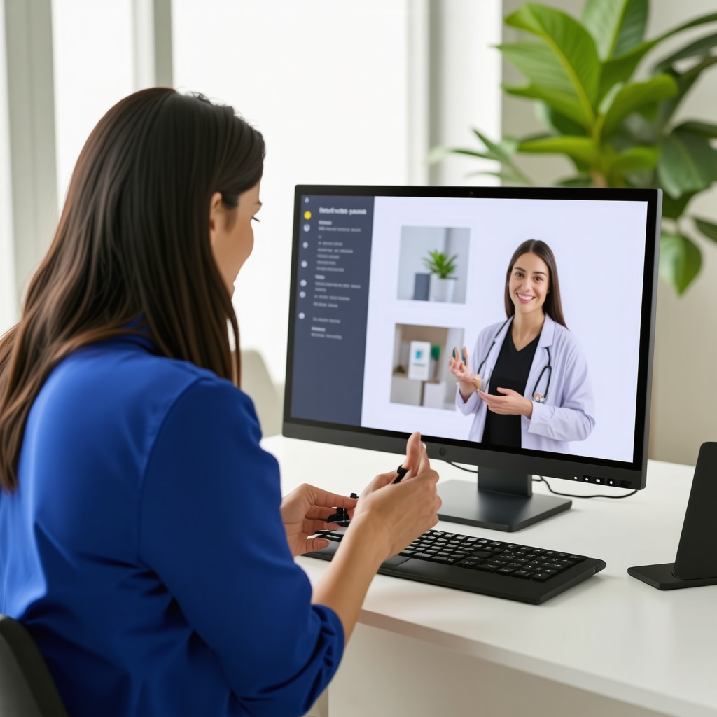 Doctor and patient virtual consultation about tirzepatide therapy and weight loss