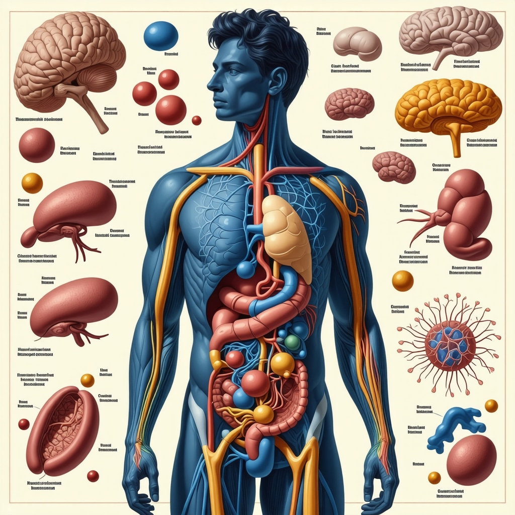 Diagram showing tirzepatide’s action on appetite, energy metabolism, and gut-brain signaling pathways