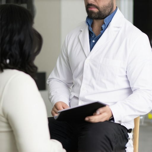 Doctor consulting patient about Tirzepatide weight loss in NJ clinic