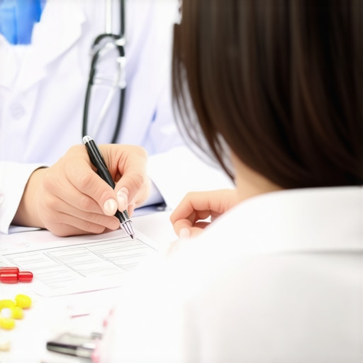 NJ patient with doctor discussing long-term weight loss plan NJ patient consulting with healthcare provider about sustainable weight management.