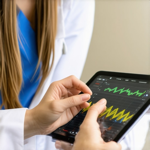 Personalized metabolic consultation in NJ Doctor and patient reviewing metabolic data on a tablet in NJ clinic.