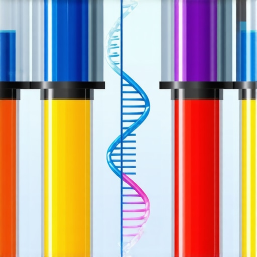 Personalized medicine concept with genetic testing and metabolic profiling