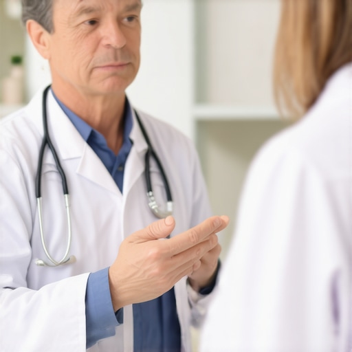 Doctor advising NJ patient on sustained weight loss with Tirzepatide