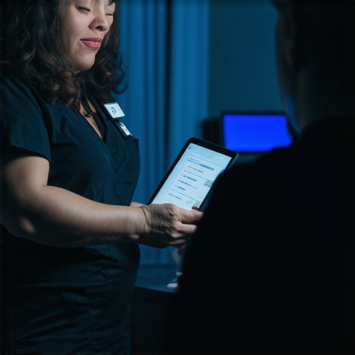 Doctor and patient discussing customized weight loss plan with digital health tools in NJ clinic.