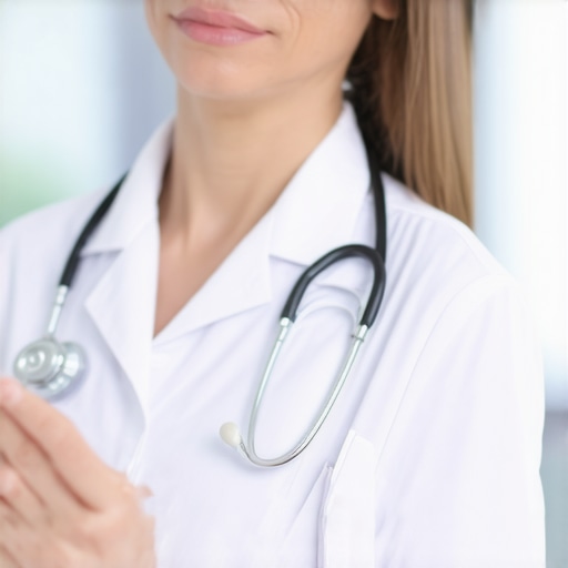 Healthcare professional and patient discussing genetic and behavioral factors in weight loss.