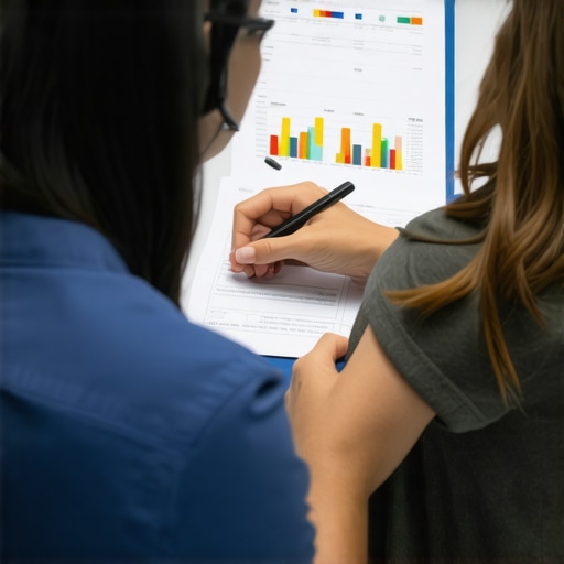 A healthcare professional and patient discussing weight loss strategies, emphasizing personalized care.