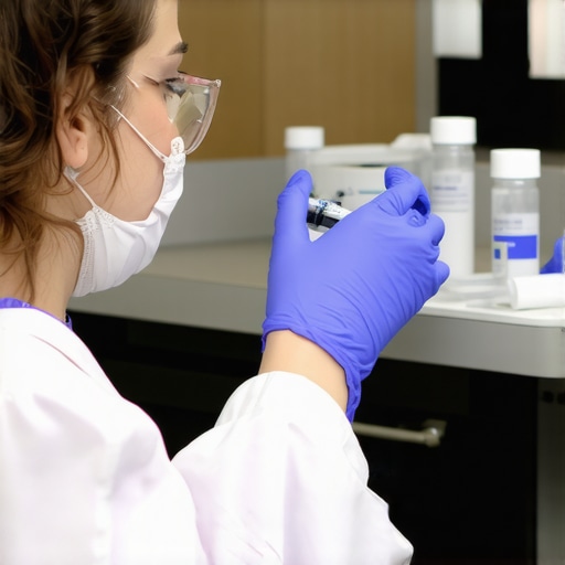 Doctor administering Tirzepatide injection to a patient in a medical clinic in New Jersey