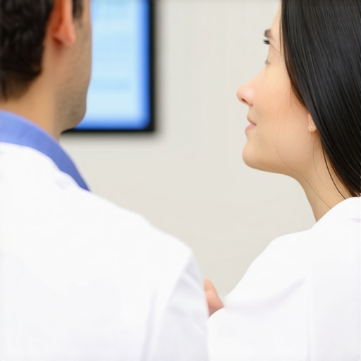 Doctor discussing Tirzepatide treatment with patient in NJ clinic.