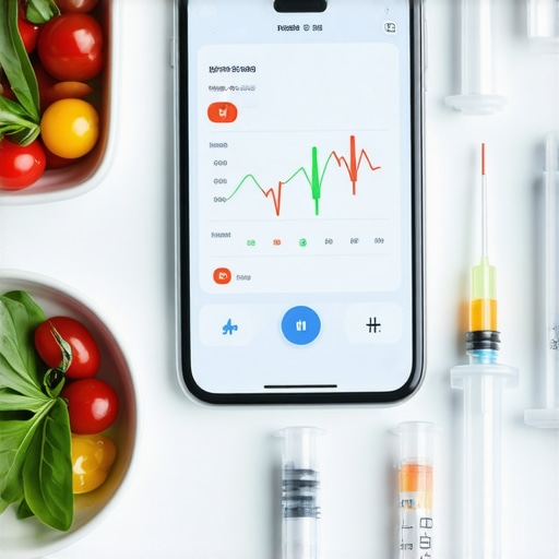 Smartphone with health app and medication for weight loss