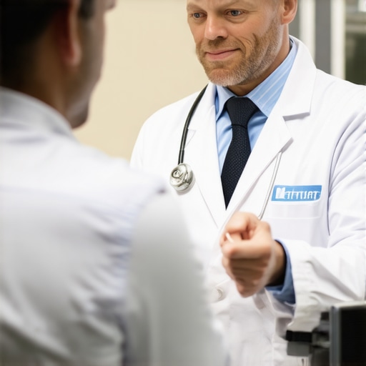 Doctor advising tirzepatide management NJ doctor providing guidance to patient on side effect control