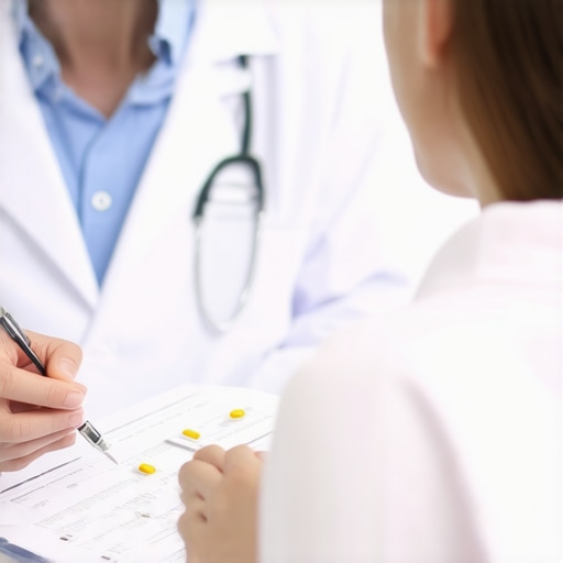 Physician explaining tirzepatide dose adjustments to a patient during a consultation in NJ.