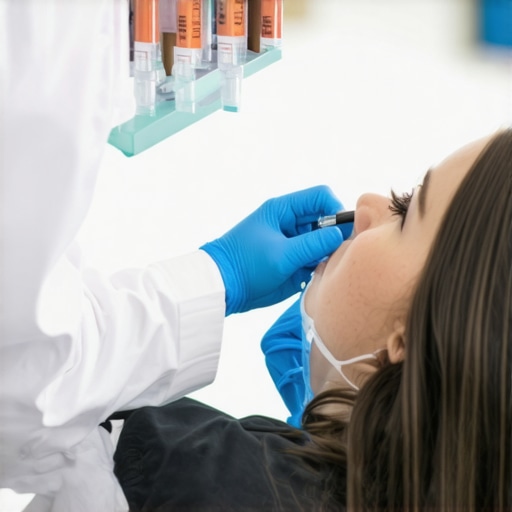 NJ doctor guiding a patient through tirzepatide injection process